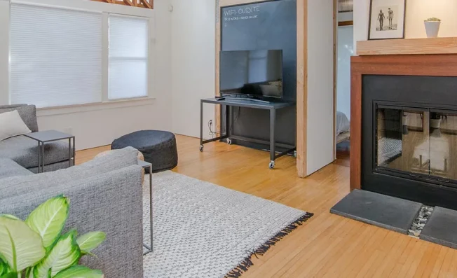 green energy home with natural lighting